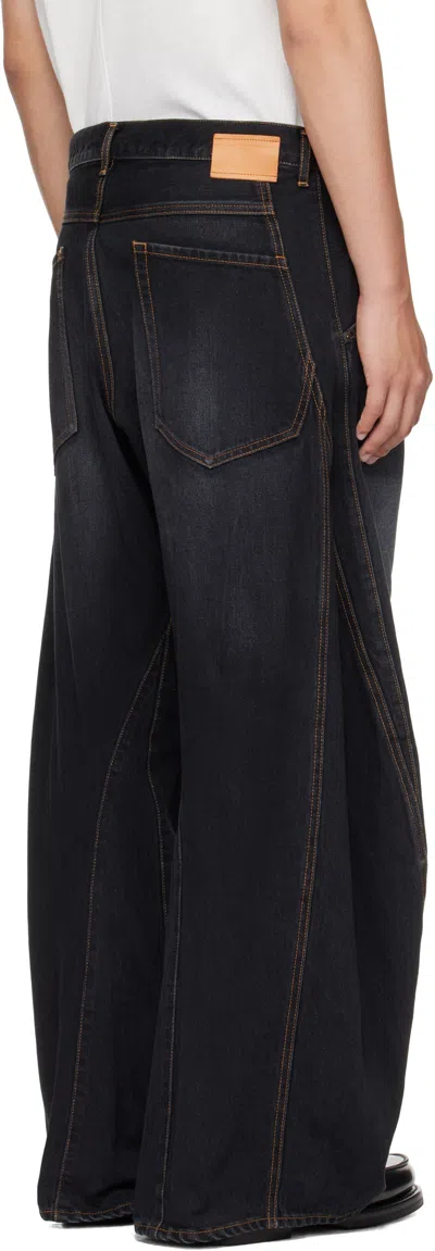 Khoki Button-fastening Jeans In Black