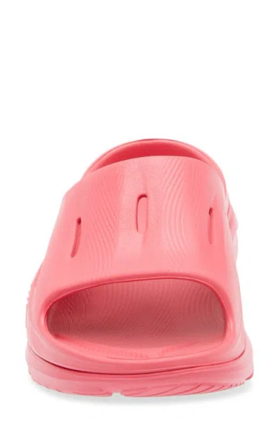 Hoka Gender Inclusive Ora Recovery Slide 3 Sandal In Pink