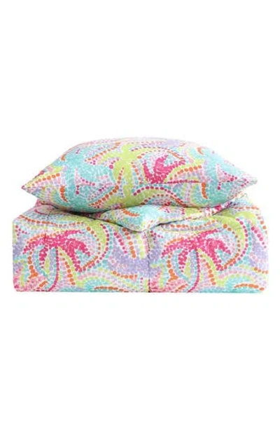 Nautica Sutton Palm Trees Comforter & Sham Set In Multi