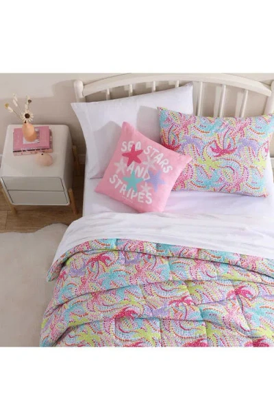 Nautica Sutton Palm Trees Comforter & Sham Set In Multi
