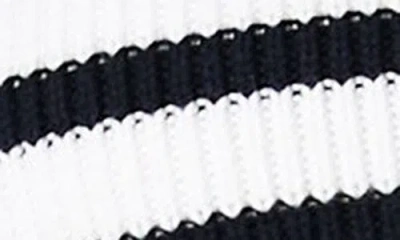 French Connection Cotton Stripe Sweater Vest In Black