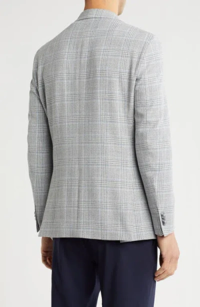 Tommy Hilfiger Glen Plaid Recycled Polyester Blend Suit Jacket In Gray