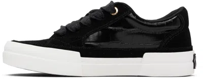 Amiri Black Leather Sunset Skate Sneakers In Black