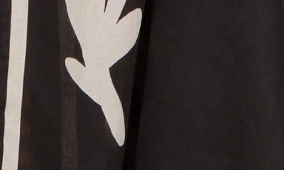 Dr2 By Daniel Rainn Border Print Button-up Shirt In Black