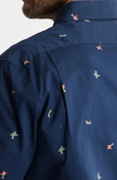 Jachs Bay Stretch Oxford Short Sleeve Shirt