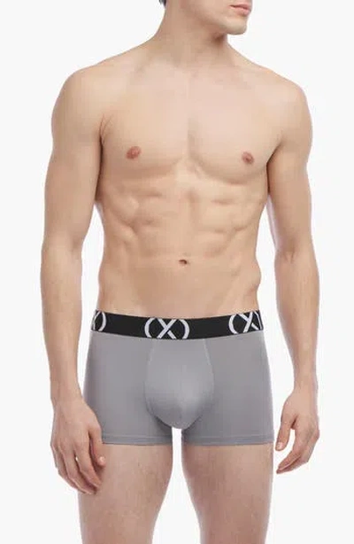 2(x)ist 4-pack Boxer Briefs In Gray