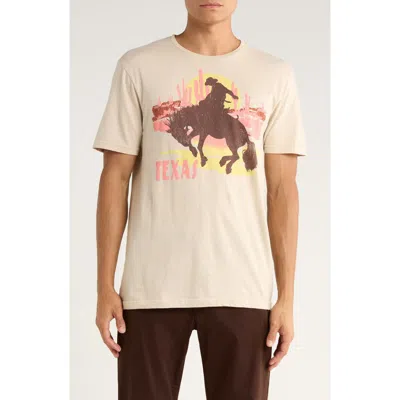 Goodie Two Sleeves Texas Cotton Graphic T-shirt In Neutral