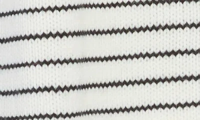 Bobeau Stripe Button-up Sweater Vest In Neutral