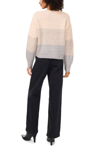 Vince Camuto Sequin Colorblock Stripe Sweater In Multi