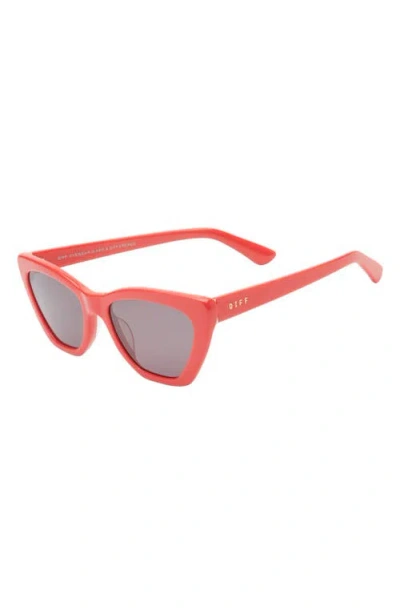 Diff Camila 55mm Gradient Square Sunglasses In Gray