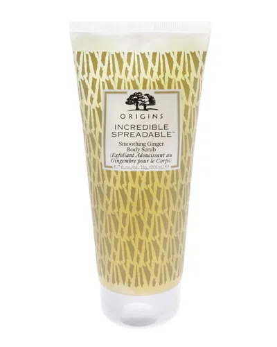 Origins Unisex 6.7oz Ginger Body Scrub In Transparent