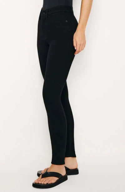 Good American Ood Waist Crop Skinny Jeans In Black