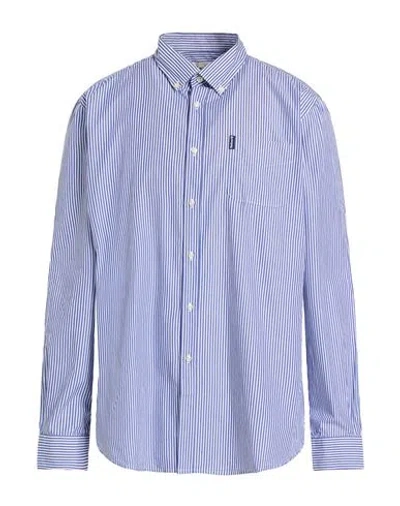 Barbour Man Shirt Blue Size Xxl Cotton In Blue