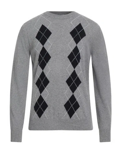 Masq Man Sweater Light Grey Size 44 Wool In Gray