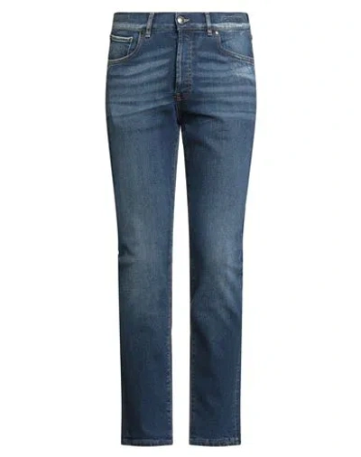 Barmas Man Jeans Blue Size 32 Cotton, Polyester, Elastane In Blue