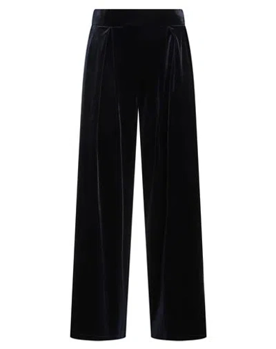 Tensione In Woman Pants Navy Size M Polyester, Elastane In Black