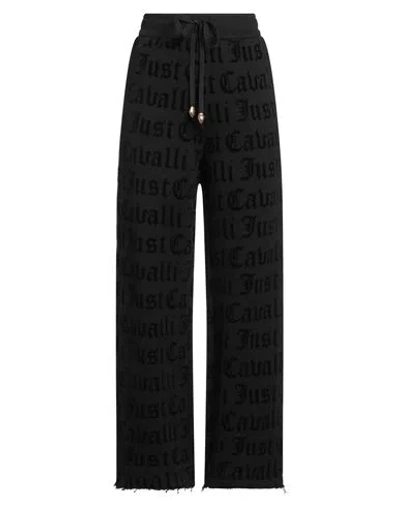 Just Cavalli Woman Pants Black Size L Cotton In Black