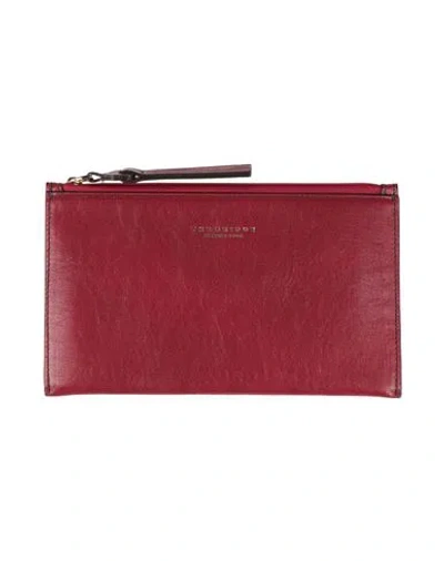 The Bridge Woman Pouch Garnet Size - Leather In Red