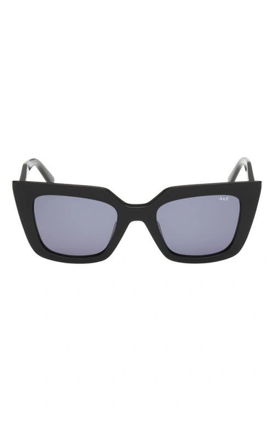 Abercrombie & Fitch 51mm Cat Eye Sunglasses In Neutral