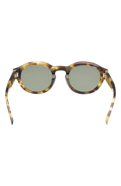 Abercrombie & Fitch 49mm Round Sunglasses In Neutral