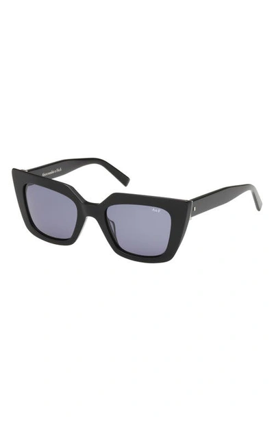 Abercrombie & Fitch 51mm Cat Eye Sunglasses In Neutral