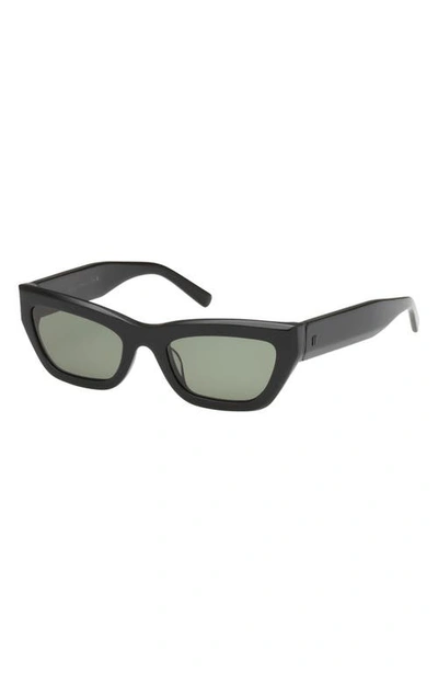 Abercrombie & Fitch 52mm Cat Eye Sunglasses In Green