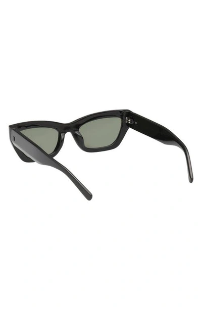 Abercrombie & Fitch 52mm Cat Eye Sunglasses In Green