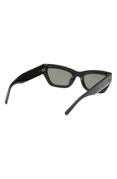 Abercrombie & Fitch 52mm Cat Eye Sunglasses In Green