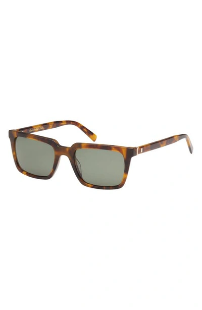 Abercrombie & Fitch 52mm Rectangular Sunglasses In Green