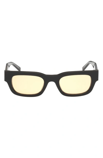 Abercrombie & Fitch 51mm Square Sunglasses In Black