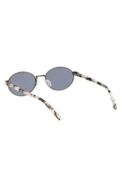 Abercrombie & Fitch 51mm Oval Sungalsses In Gray
