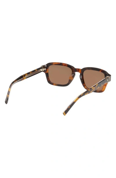 Abercrombie & Fitch 51mm Round Sunglasses In Brown