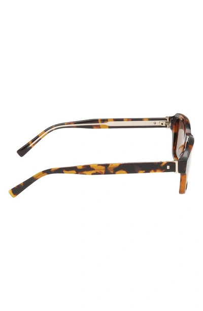 Abercrombie & Fitch 51mm Round Sunglasses In Brown