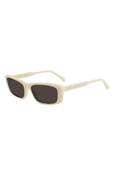Isabel Marant 57mm Rectangular Sunglasses In Gray