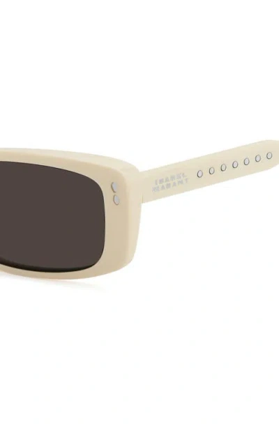 Isabel Marant 57mm Rectangular Sunglasses In Gray