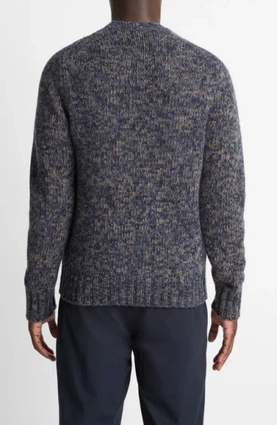 Vince Mega Marled Wool Blend Crewneck Sweater In Gray