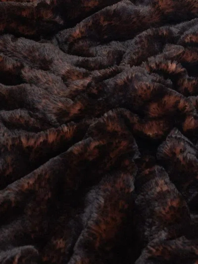 Sea To Me Blankets Big Sur Serenity Faux Fur Blanket In Brown