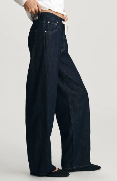 Mavi Jeans Nella Drawstring High Waist Jeans In Blue