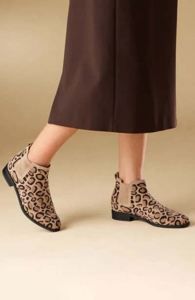 Vivaia Square-toe Water-repellent Ankle Boots In Animal Print