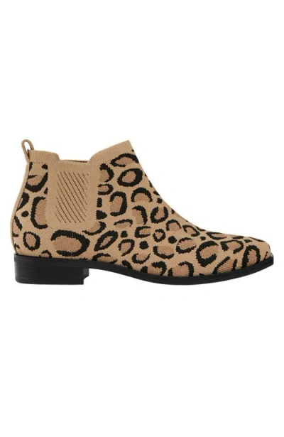 Vivaia Square-toe Water-repellent Ankle Boots In Animal Print