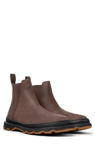 Camper Brutus Elastic-panels Boots In Brown