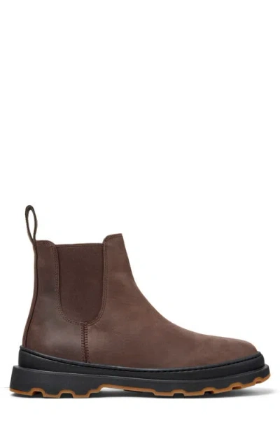 Camper Brutus Elastic-panels Boots In Brown