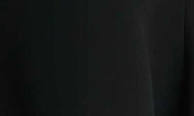 Khaite Medow Double Face Crepe Fit & Flare Midi Dress In Black