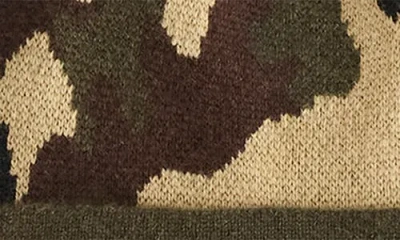 Mackage Kiko-camo Merino Wool Blend Beanie In Green