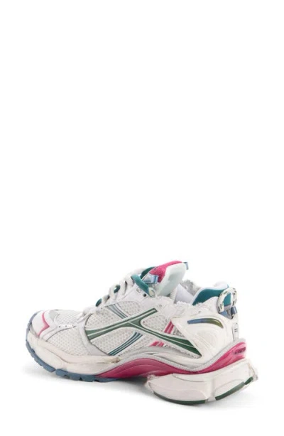 Balenciaga Chunky Rubber Sole Runner Sneakers For Women In White