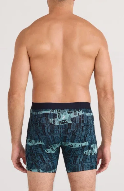 Saxx Vibe Xtra Soft Comfort Boxer Briefs In Blue