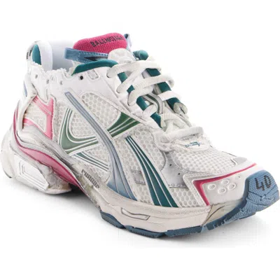 Balenciaga Runner Low-top Nylon And Mesh Sneakers In Multi