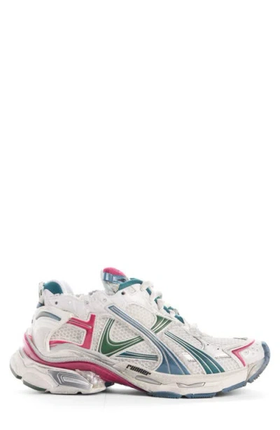 Balenciaga Runner Low-top Nylon And Mesh Sneakers In Multi