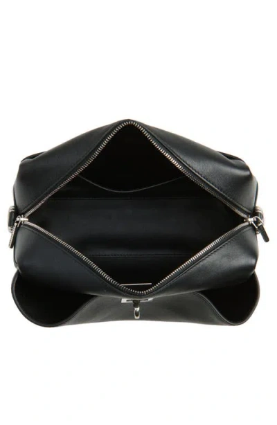 Balenciaga Rectangular Leather Handbag Top Handle In Black