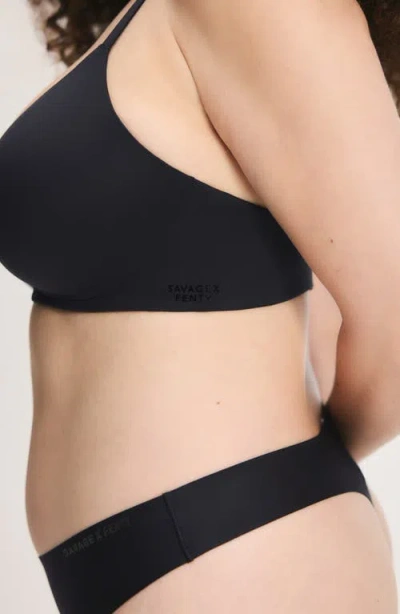 Savage X Fenty Soft N' Savage Wireless Push-up Bra In Black